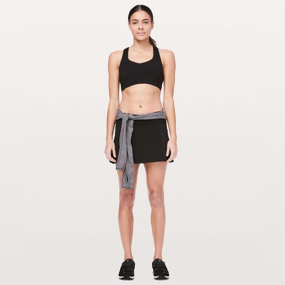 Lululemon Play Off The Pleats Skirt *13" - Black - 10